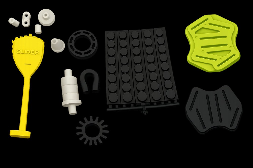 Injection molded plastic components